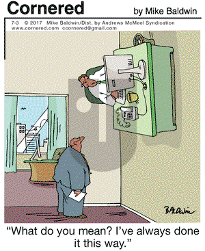 Cornered on Monday July 3, 2017 Comic Strip