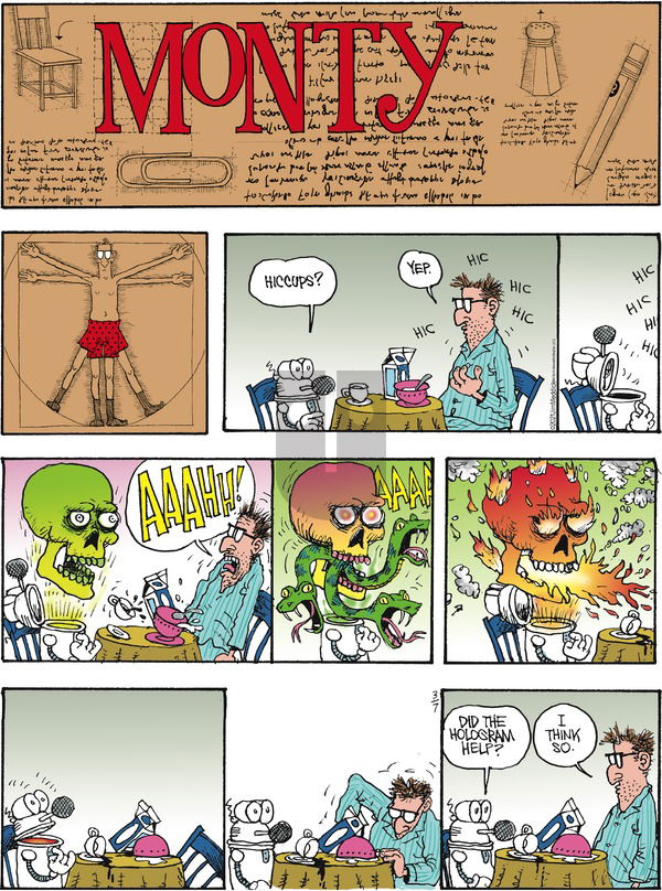 Monty on Sunday March 7, 2021 Comic Strip