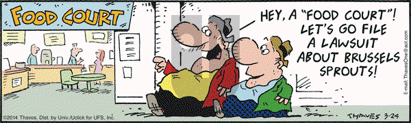 Frank and Ernest on Monday March 24, 2014 Comic Strip