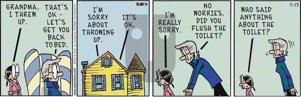 Grand Avenue on Saturday November 23, 2019 Comic Strip