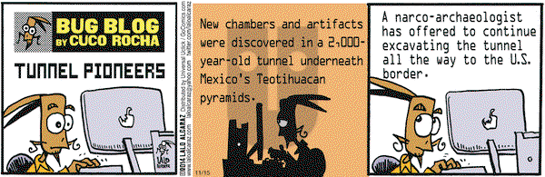 La Cucaracha on Saturday November 15, 2014 Comic Strip