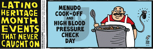 La Cucaracha on Friday September 28, 2012 Comic Strip