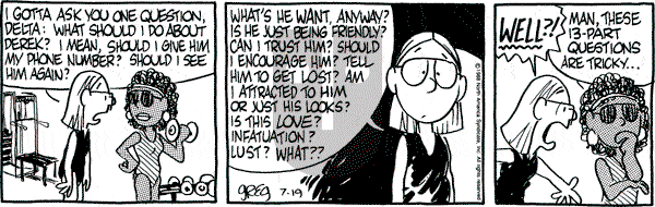 Luann on Tuesday July 19, 1988 Comic Strip