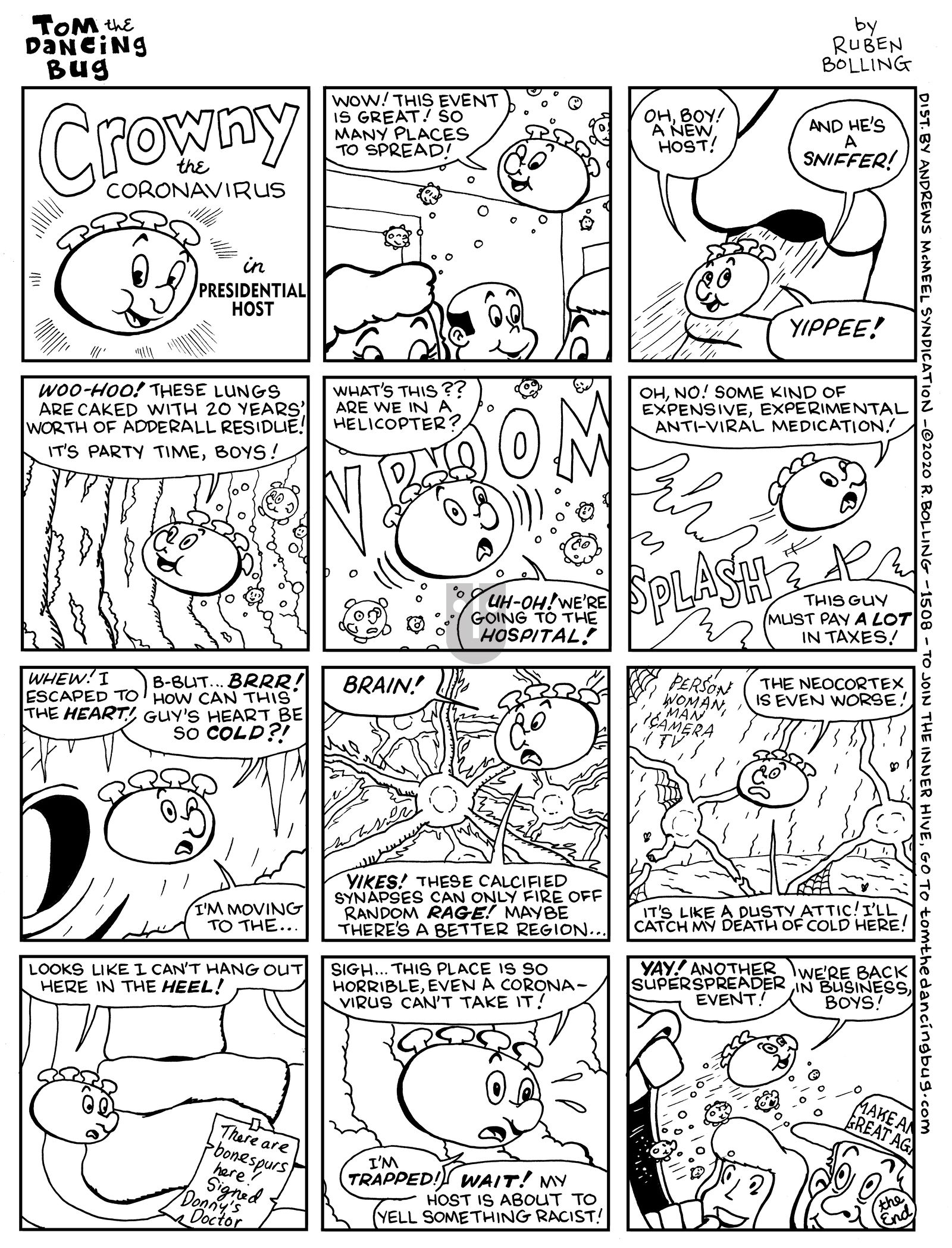Tom the Dancing Bug - Monday October 12, 2020 Comic Strip