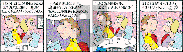 Drabble on Friday April 8, 2016 Comic Strip