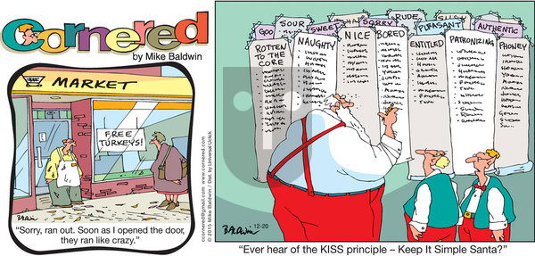 Cornered on Sunday December 20, 2015 Comic Strip
