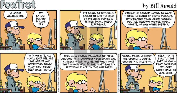 FoxTrot on Sunday January 31, 2016 Comic Strip
