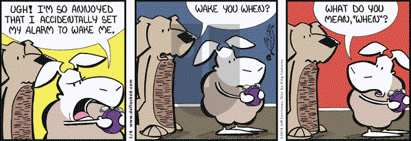 DeFlocked on Saturday January 6, 2018 Comic Strip