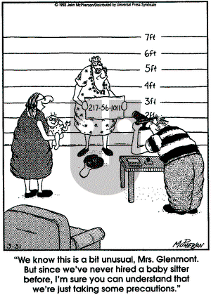 Close to Home on Wednesday March 31, 1993 Comic Strip