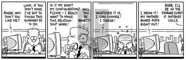FoxTrot on Saturday July 26, 1997 Comic Strip