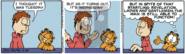 Garfield on Wednesday April 19, 2006 Comic Strip