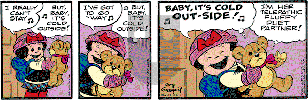 Nancy on Thursday January 23, 2014 Comic Strip