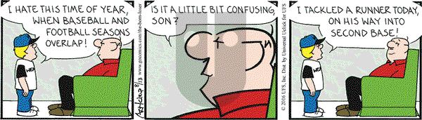 The Born Loser on Saturday August 13, 2016 Comic Strip