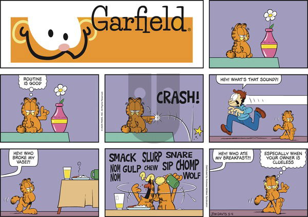 Garfield on Sunday May 4, 2025 Comic Strip