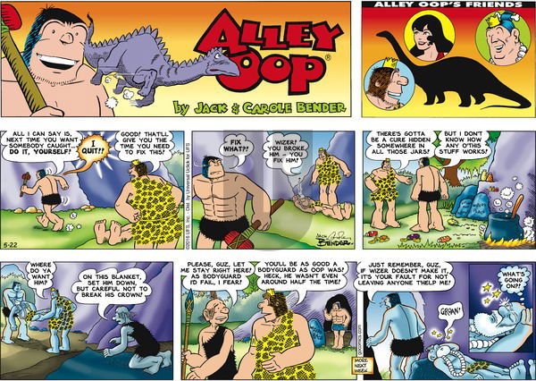 Alley Oop on Sunday May 22, 2016 Comic Strip