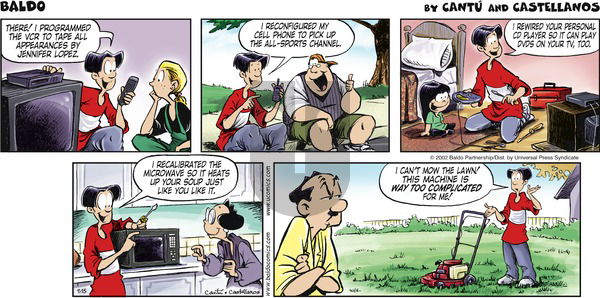 Baldo on Sunday September 15, 2002 Comic Strip