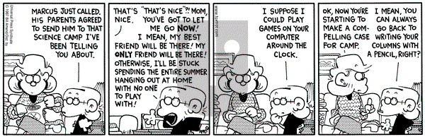 FoxTrot on Friday May 8, 1998 Comic Strip