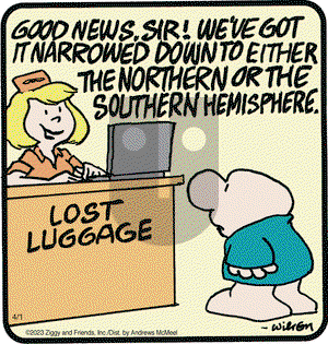 Ziggy - Saturday April 1, 2023 Comic Strip