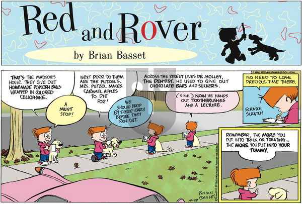 Red and Rover on Sunday October 29, 2000 Comic Strip