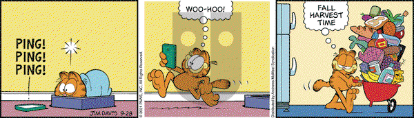 Garfield - Tuesday September 28, 2021 Comic Strip