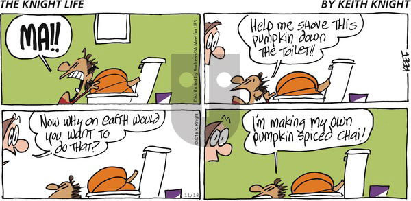 The Knight Life on Sunday November 18, 2018 Comic Strip