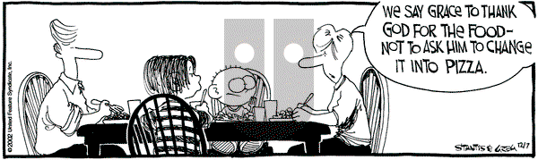 The Buckets on Saturday December 7, 2002 Comic Strip