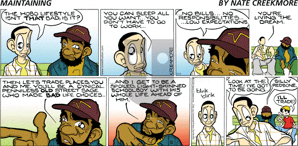 Maintaining on Sunday May 18, 2008 Comic Strip