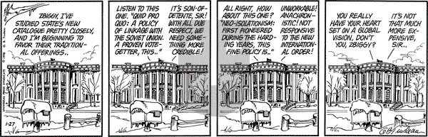Doonesbury on Friday January 27, 1978 Comic Strip