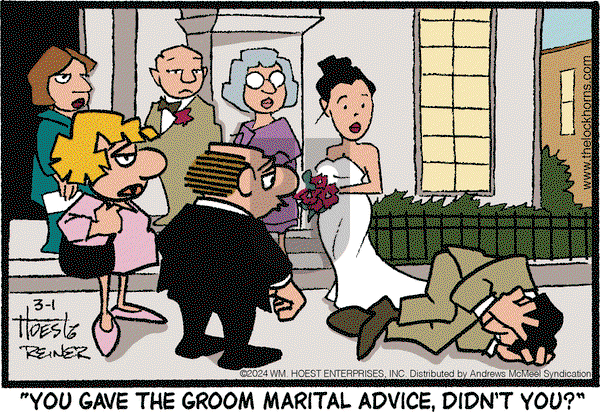 The Lockhorns - Friday March 1, 2024 Comic Strip