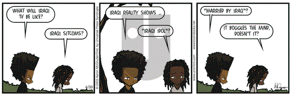 The Boondocks on Wednesday April 30, 2003 Comic Strip