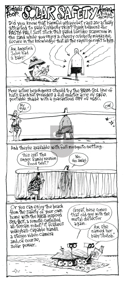 Richard's Poor Almanac on Monday May 30, 2016 Comic Strip