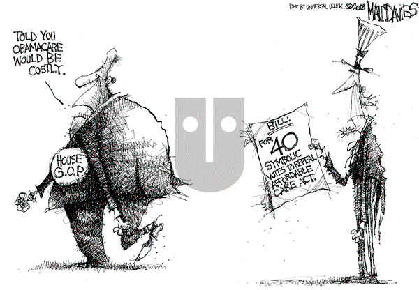 Matt Davies on Friday August 9, 2013 Comic Strip