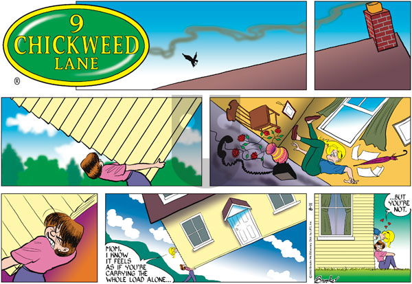 9 Chickweed Lane on Sunday August 11, 2002 Comic Strip