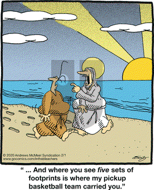 In the Bleachers on Saturday February 1, 2020 Comic Strip