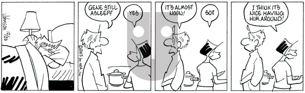 Arlo and Janis on Saturday December 20, 2003 Comic Strip