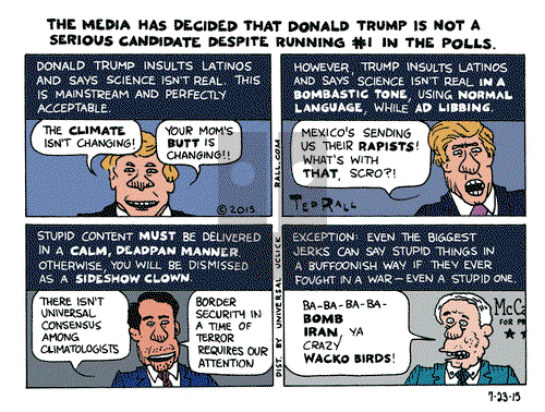 Ted Rall on Thursday July 23, 2015 Comic Strip