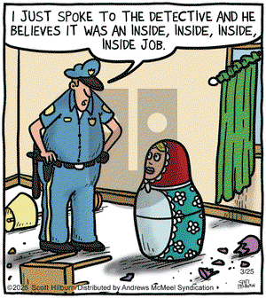The Argyle Sweater on Tuesday March 25, 2025 Comic Strip