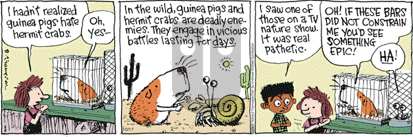 Cul de Sac on Tuesday October 17, 2017 Comic Strip