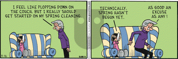 Grand Avenue on Friday March 16, 2018 Comic Strip