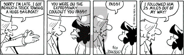 Arlo and Janis on Friday May 13, 1994 Comic Strip