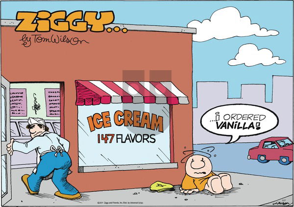 Ziggy on Sunday March 27, 2011 Comic Strip