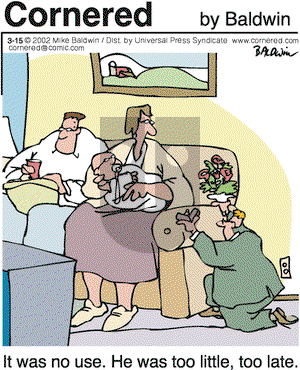 Cornered on Friday March 15, 2002 Comic Strip