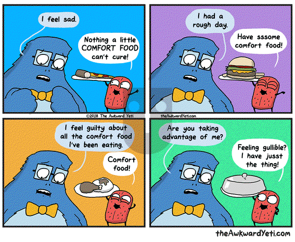 The Awkward Yeti on Wednesday May 2, 2018 Comic Strip