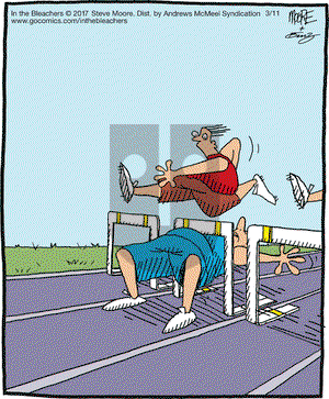 In the Bleachers on Saturday March 11, 2017 Comic Strip