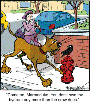Marmaduke on Wednesday April 13, 2011 Comic Strip