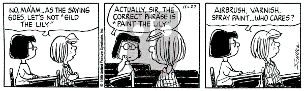 Peanuts on Monday November 27, 1989 Comic Strip