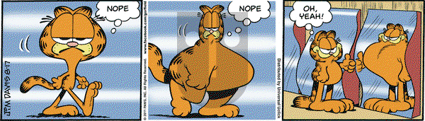 Garfield - Wednesday August 17, 2011 Comic Strip