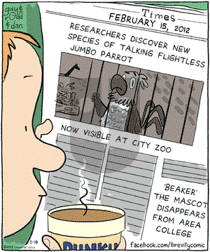 Brevity on Wednesday February 15, 2012 Comic Strip