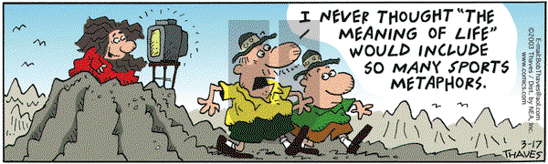Frank and Ernest on Monday March 17, 2003 Comic Strip