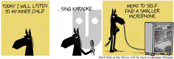 Dark Side of the Horse on Friday January 10, 2014 Comic Strip
